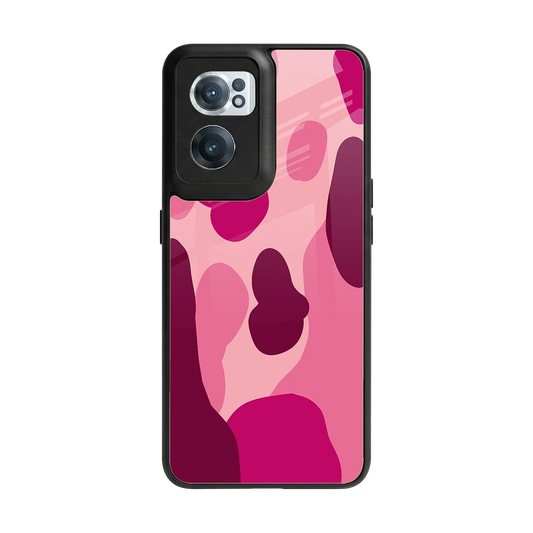 Pink Carousel back phone cover | glass case for oneplus nord ce 2