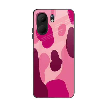 Pink Carousel back phone cover | glass case for oppo a5x 5g