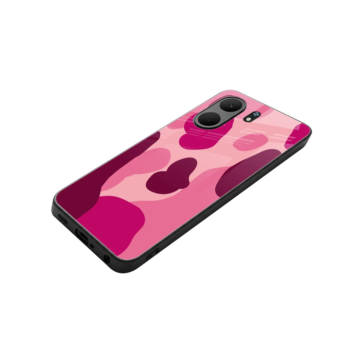 Pink Carousel stylish phone case for oppo a5x 5g | glossy glass and slim fit