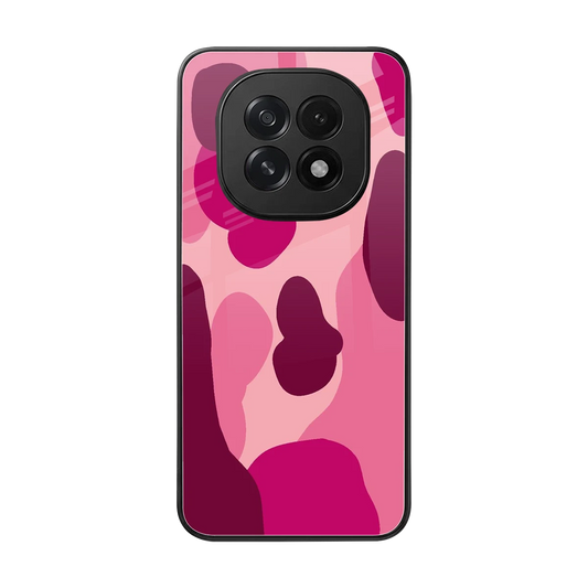 Pink Carousel back phone cover | glass case for oppo f29 5g