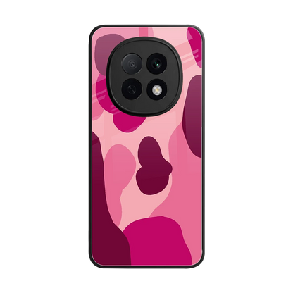 Pink Carousel back phone cover | glass case for oppo f29 pro 5g