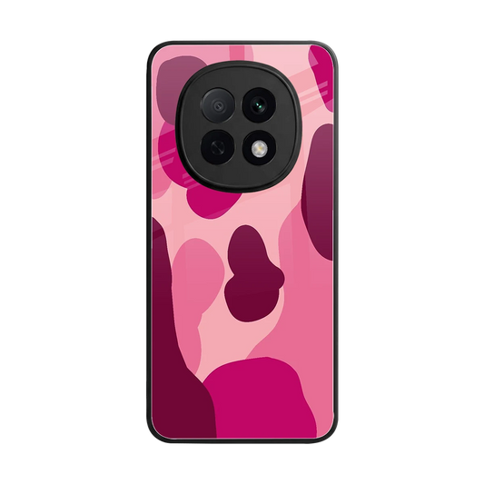 Pink Carousel back phone cover | glass case for oppo f29 pro 5g