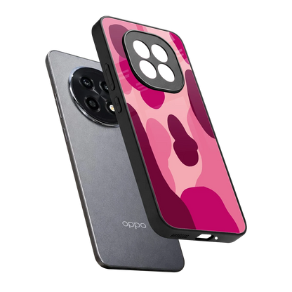 Pink Carousel sleek oppo f29 pro 5g cover with tempered glass back and TPU edges