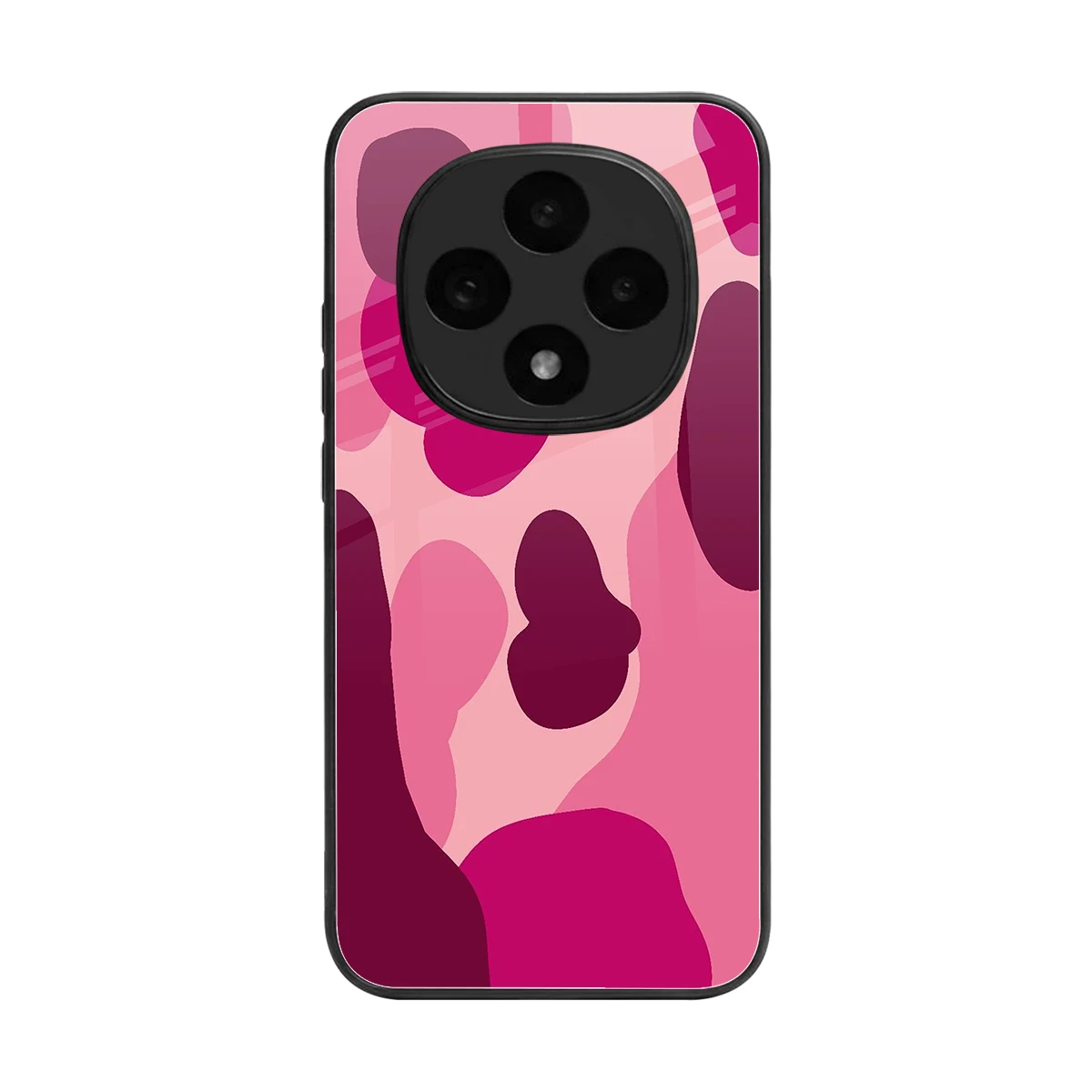Pink Carousel back phone cover | glass case for oppo f31 pro 5g