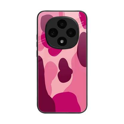 Pink Carousel back phone cover | glass case for oppo f31 pro 5g