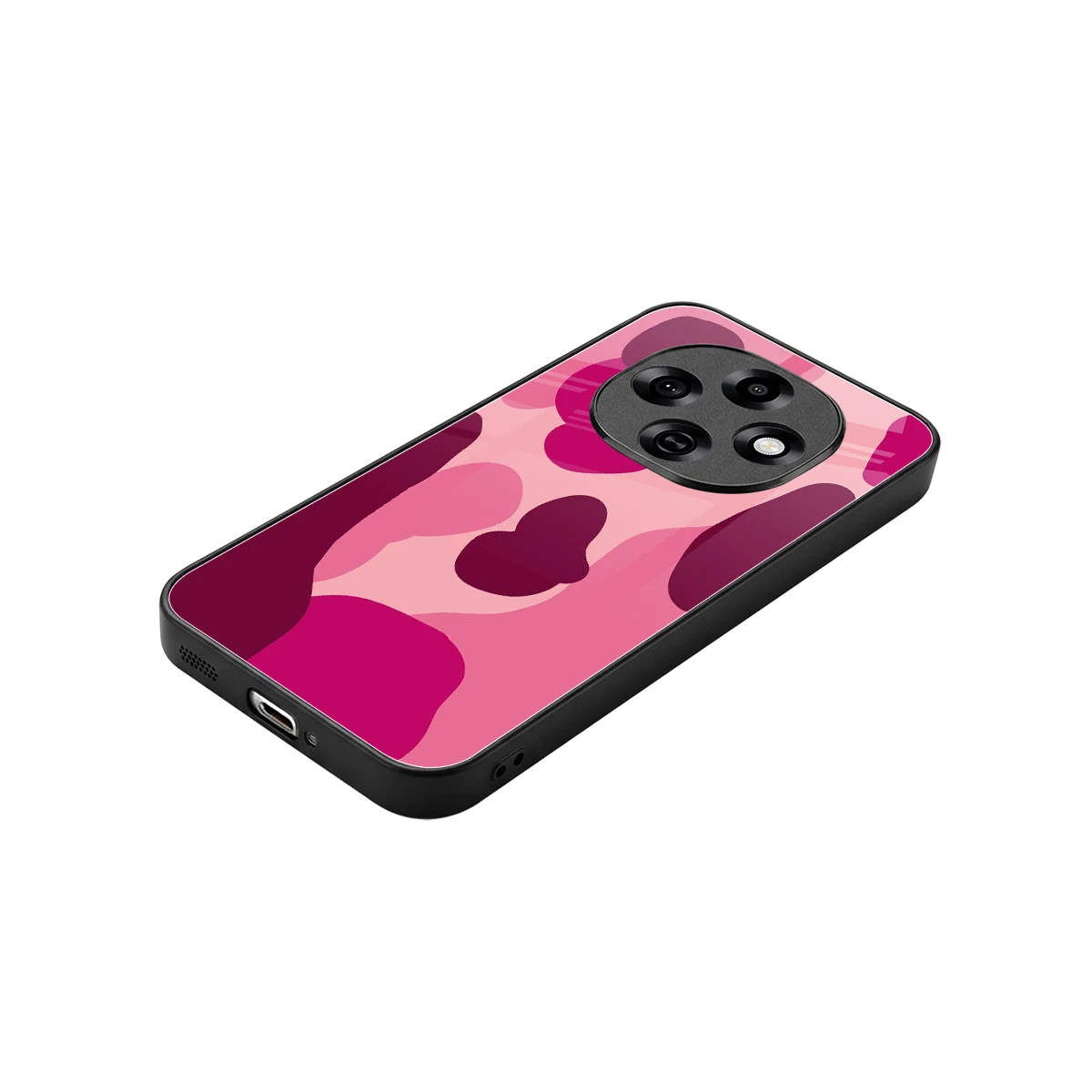 Pink Carousel stylish phone case for oppo f31 pro 5g | glossy glass and slim fit