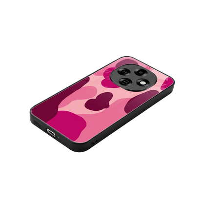 Pink Carousel stylish phone case for oppo f31 pro 5g | glossy glass and slim fit