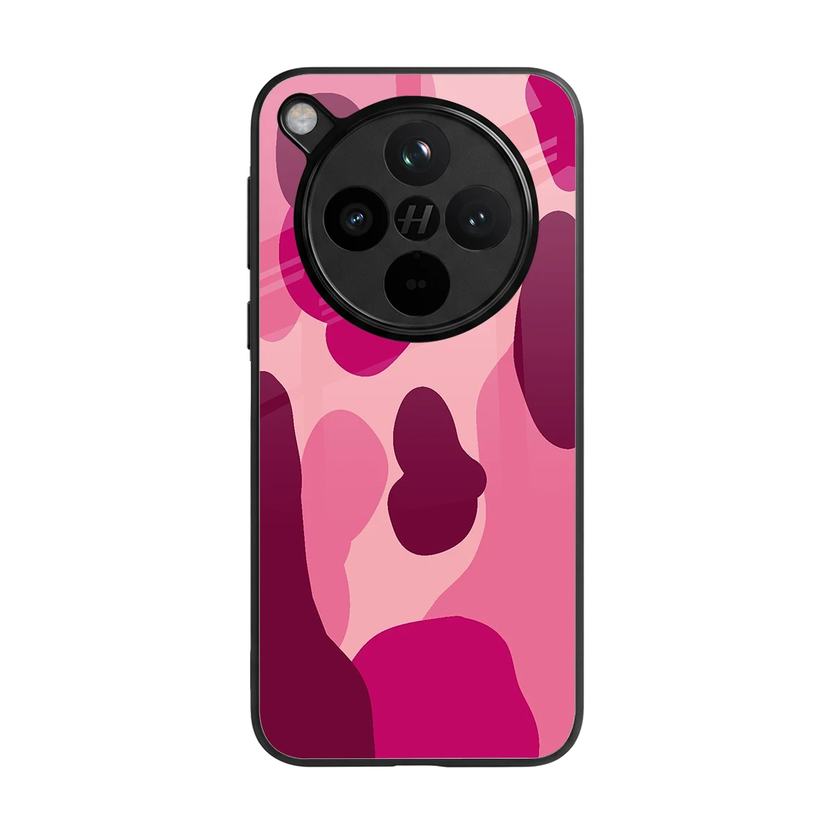 Pink Carousel back phone cover | glass case for oppo find x8