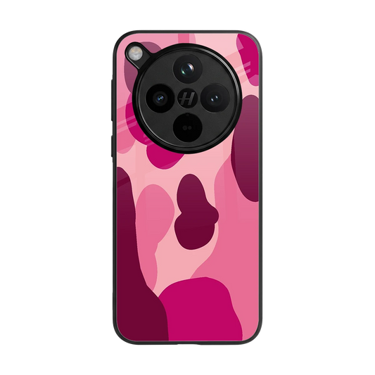 Pink Carousel back phone cover | glass case for oppo find x8