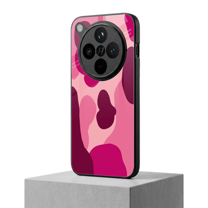 Pink Carousel oppo find x8 mobile cover | shockproof glass phone case