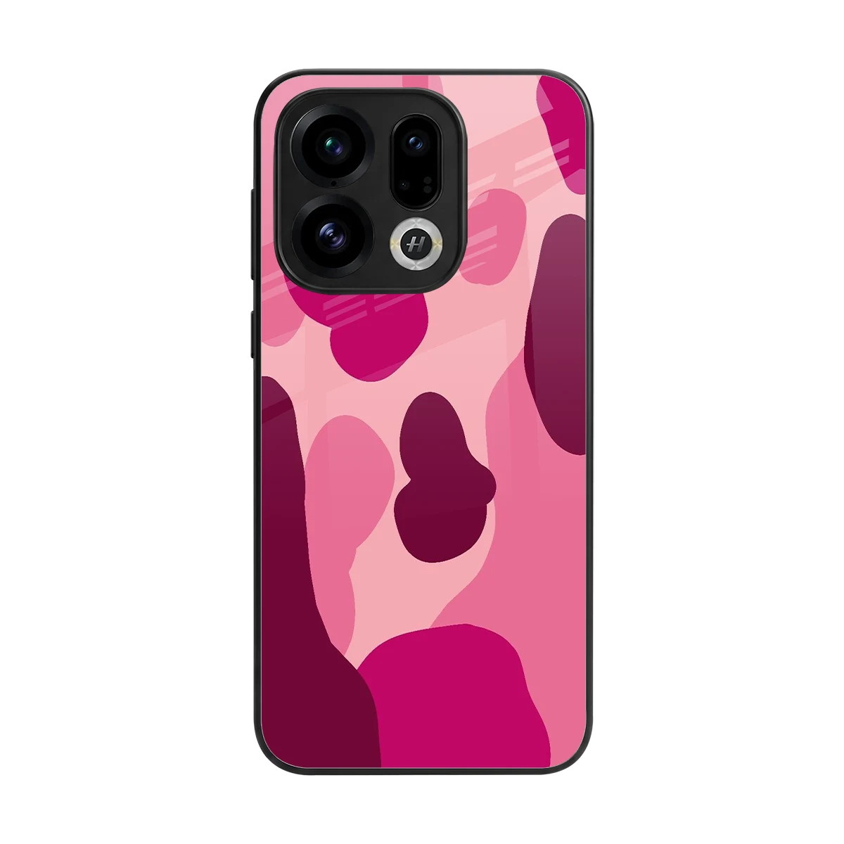 Pink Carousel back phone cover | glass case for oppo find x9