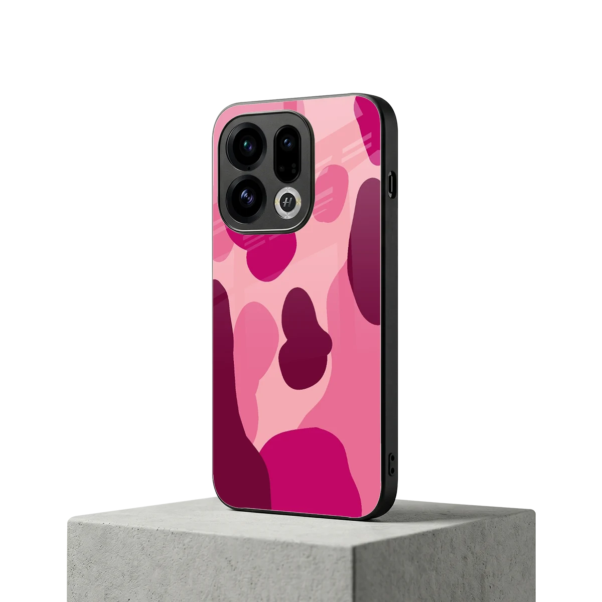 Pink Carousel oppo find x9 mobile cover | shockproof glass phone case