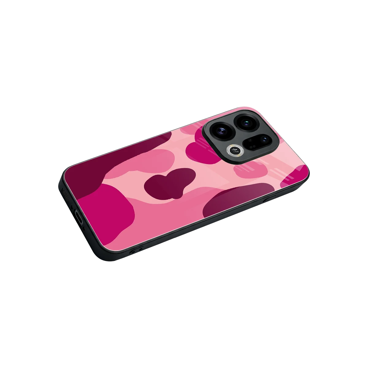 Pink Carousel stylish phone case for oppo find x9 | glossy glass and slim fit