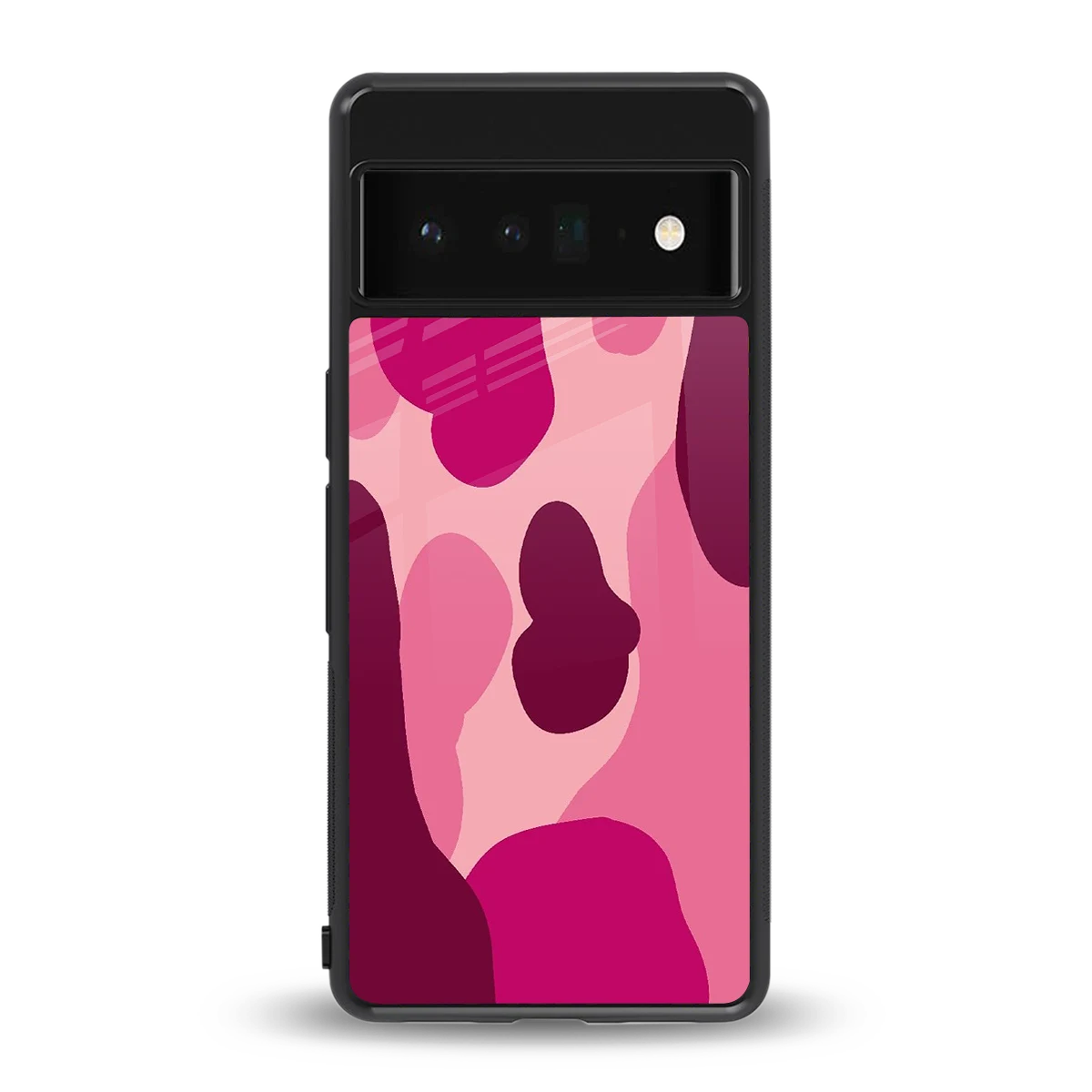 Pink Carousel back phone cover | glass case for google pixel 6 pro