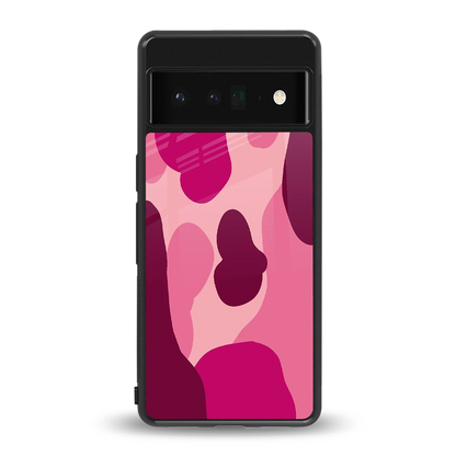 Pink Carousel back phone cover | glass case for google pixel 6 pro