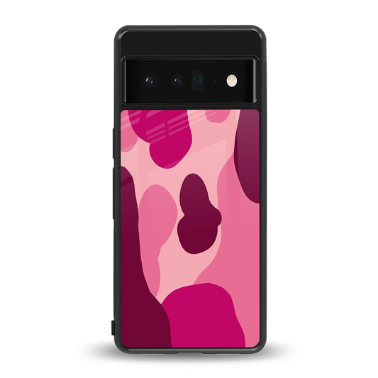 Pink Carousel back phone cover | glass case for google pixel 6 pro