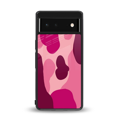 Pink Carousel back phone cover | glass case for google pixel 6