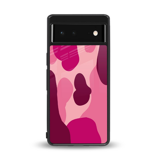 Pink Carousel back phone cover | glass case for google pixel 6