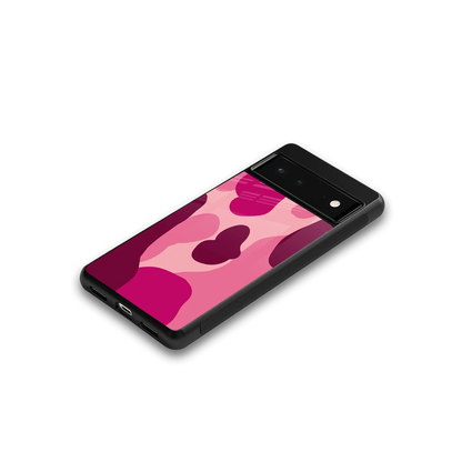 Pink Carousel google pixel 6 mobile cover | shockproof glass phone case