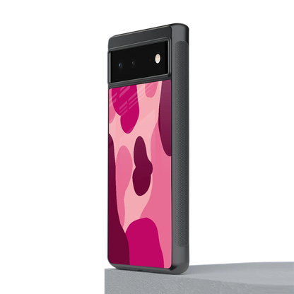 Pink Carousel stylish phone case for google pixel 6 | glossy glass and slim fit