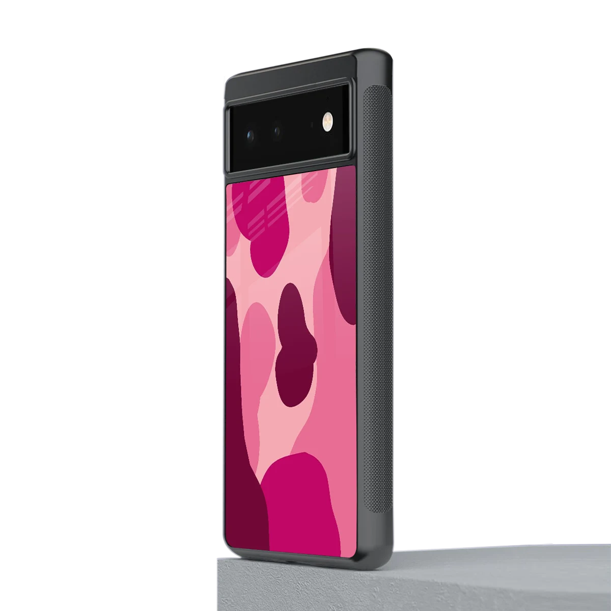 Pink Carousel stylish phone case for google pixel 6a | glossy glass and slim fit