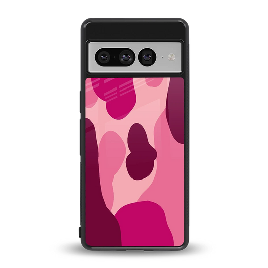 Pink Carousel back phone cover | glass case for google pixel 7 pro