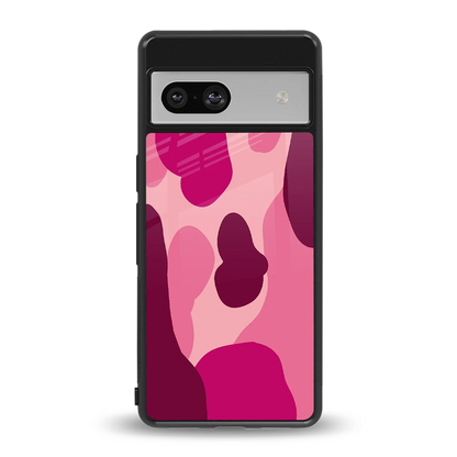 Pink Carousel back phone cover | glass case for google pixel 7a