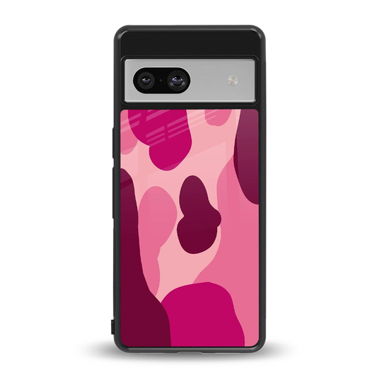 Pink Carousel back phone cover | glass case for google pixel 7