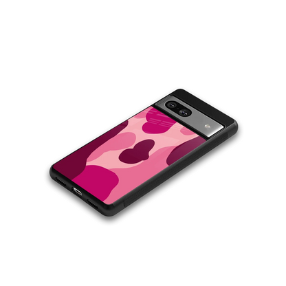 Pink Carousel google pixel 7a mobile cover | shockproof glass phone case