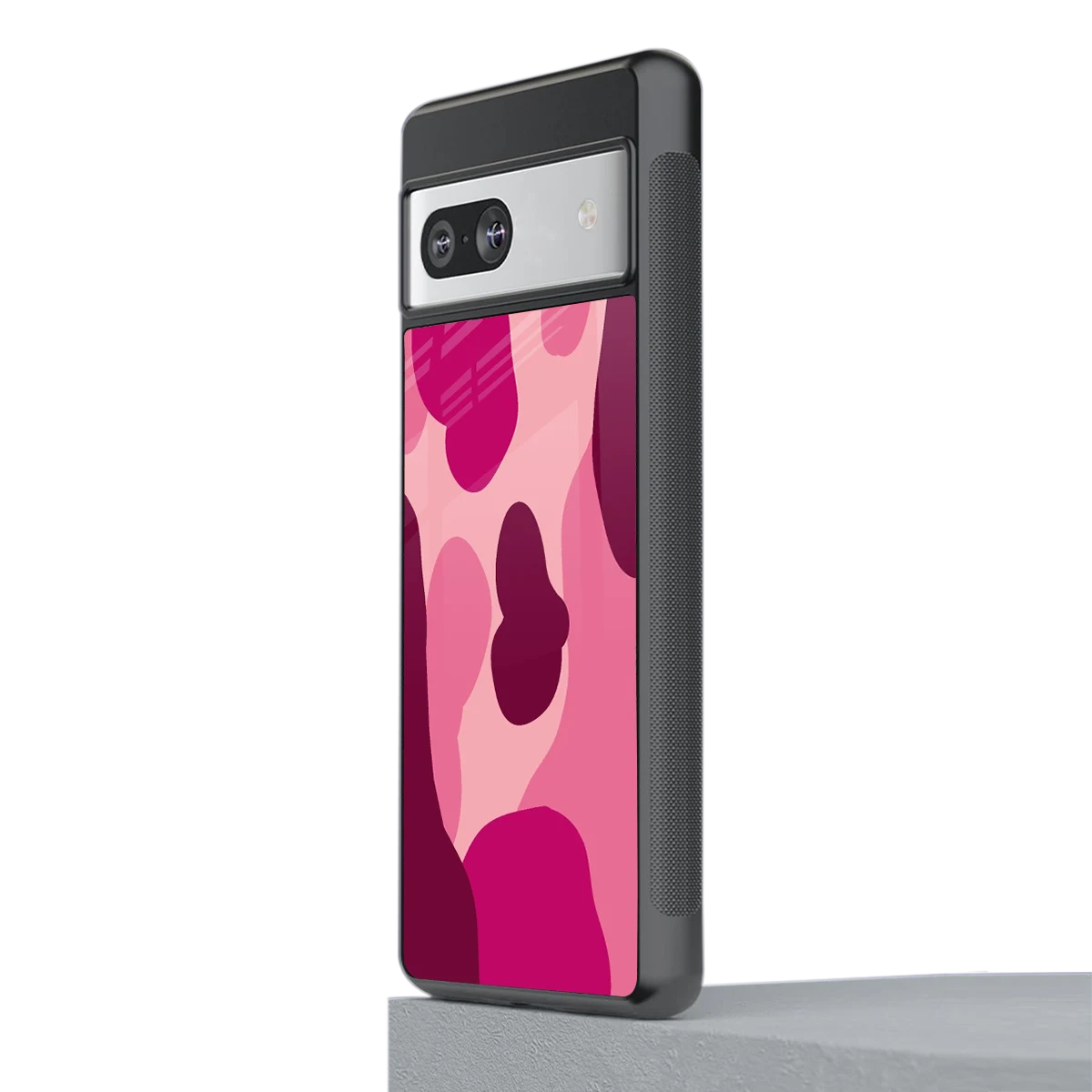 Pink Carousel stylish phone case for google pixel 7 | glossy glass and slim fit