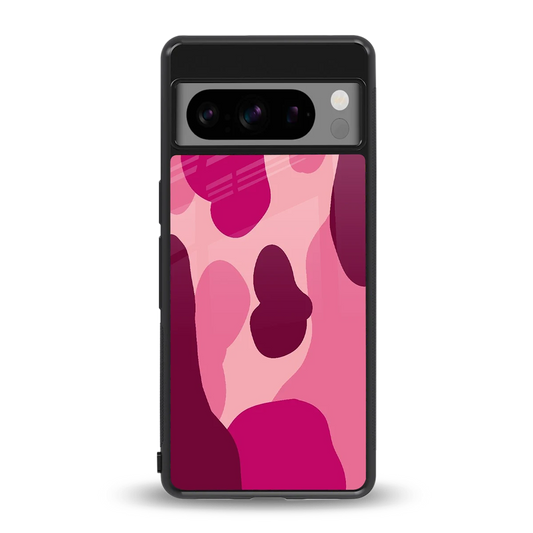 Pink Carousel back phone cover | glass case for google pixel 8 pro