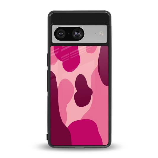 Pink Carousel back phone cover | glass case for google pixel 8