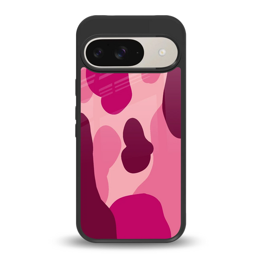 Pink Carousel back phone cover | glass case for google pixel 9