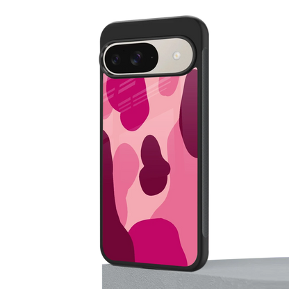 Pink Carousel google pixel 9 mobile cover | shockproof glass phone case