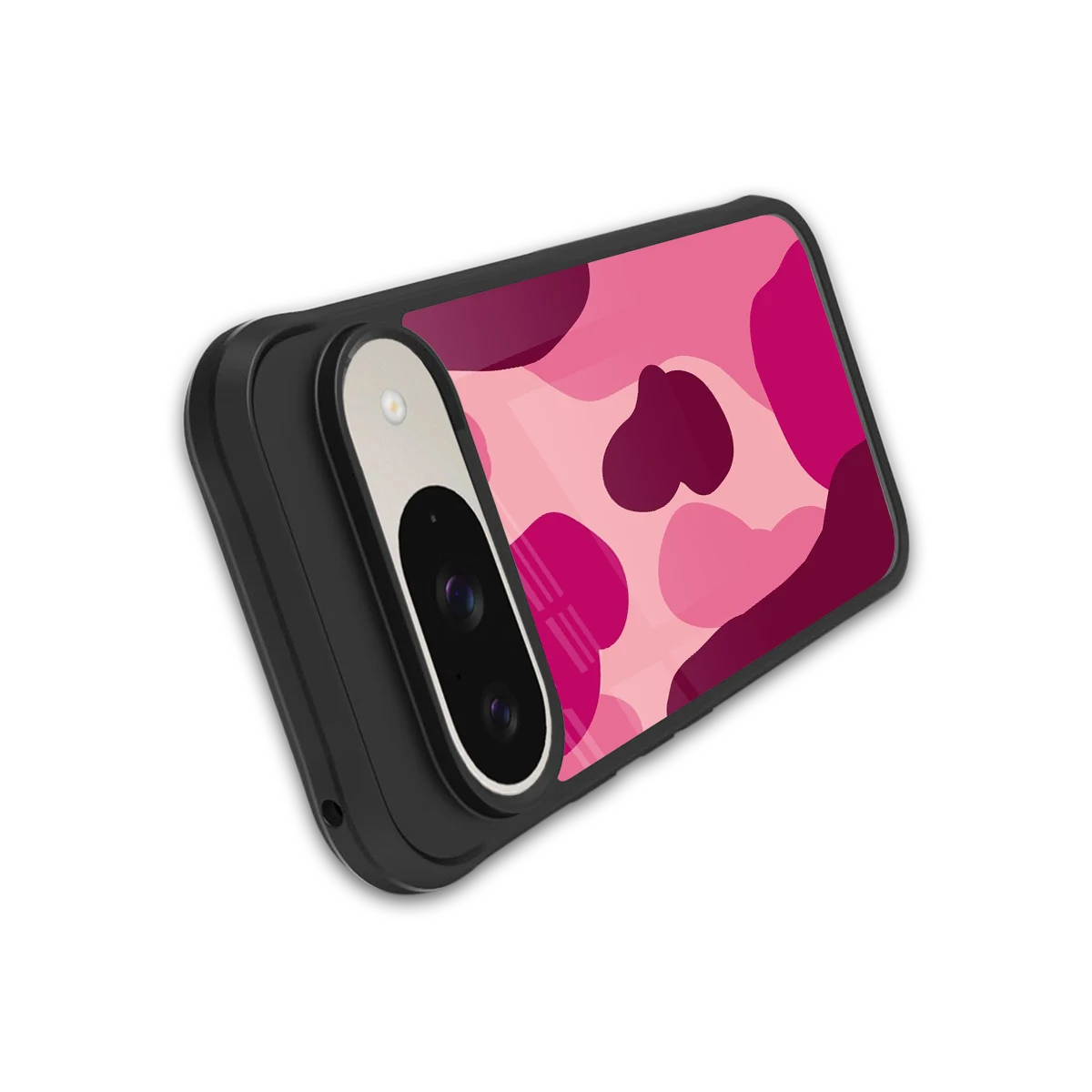 Pink Carousel stylish phone case for google pixel 9 | glossy glass and slim fit
