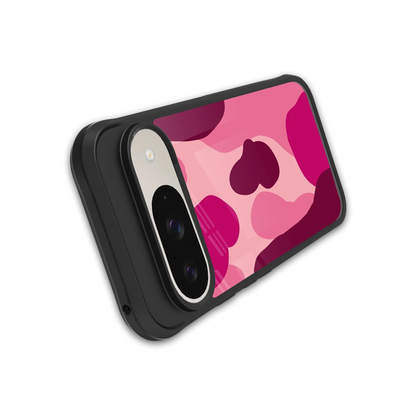 Pink Carousel stylish phone case for google pixel 9 | glossy glass and slim fit