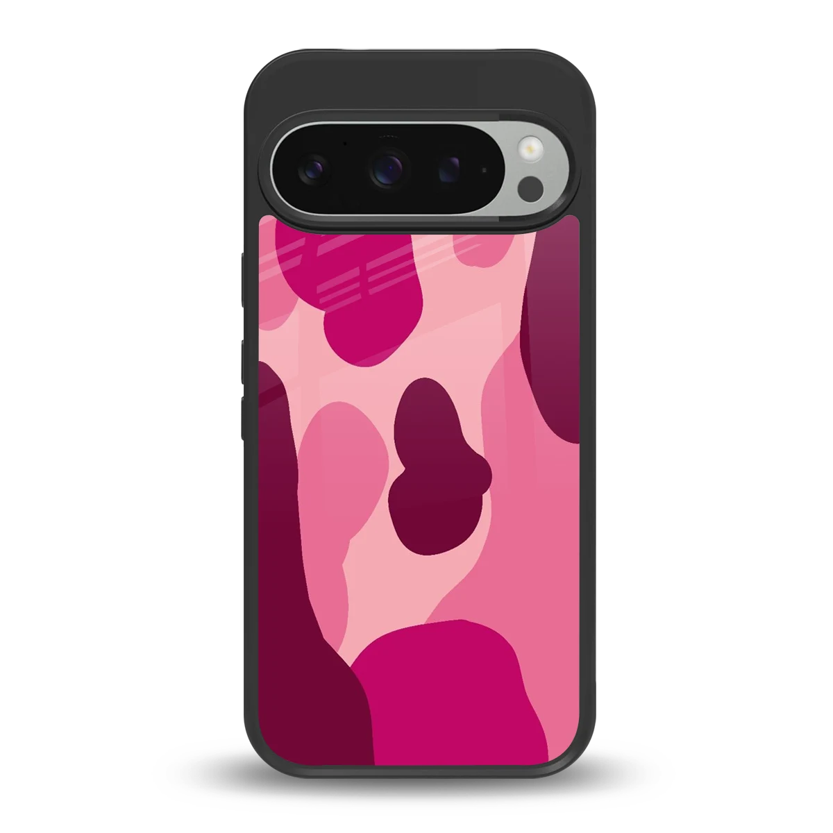 Pink Carousel back phone cover | glass case for google pixel 9 pro
