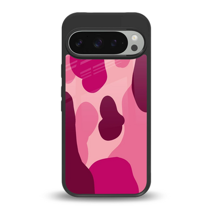 Pink Carousel back phone cover | glass case for google pixel 9 pro