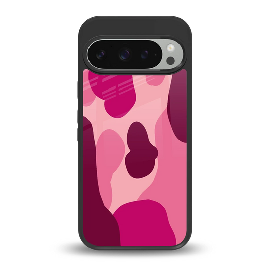Pink Carousel back phone cover | glass case for google pixel 9 pro