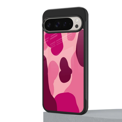 Pink Carousel google pixel 9 pro mobile cover | shockproof glass phone case