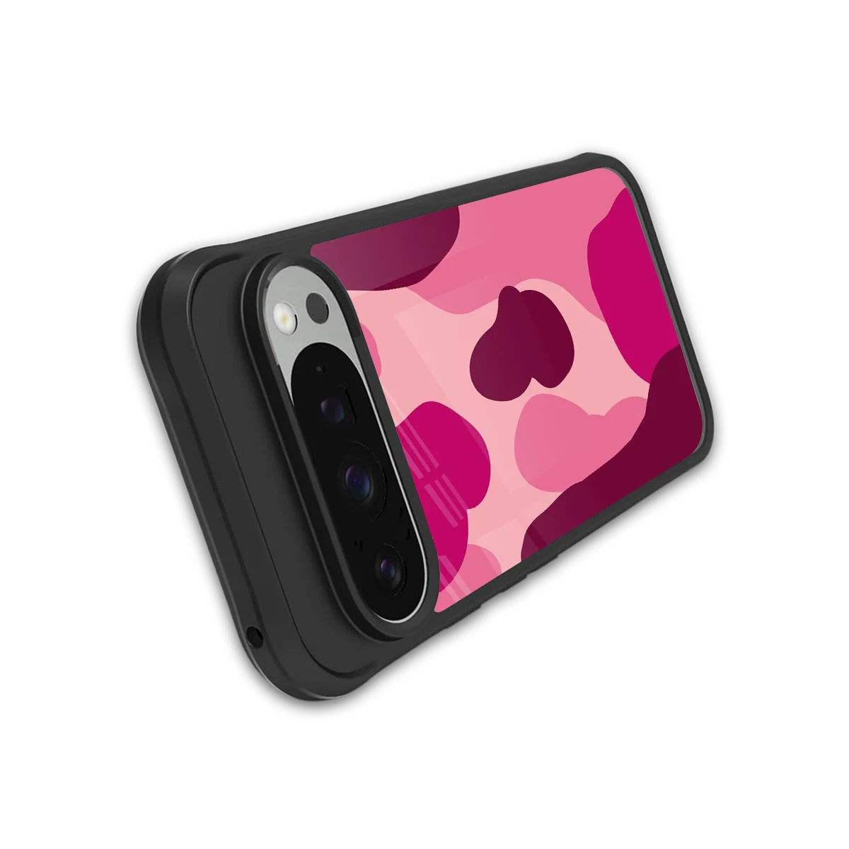 Pink Carousel stylish phone case for google pixel 9 pro | glossy glass and slim fit