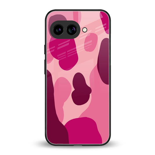 Pink Carousel back phone cover | glass case for google pixel 9a