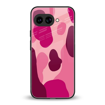 Pink Carousel back phone cover | glass case for google pixel 10a