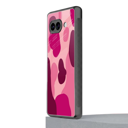 Pink Carousel google pixel 10a mobile cover | shockproof glass phone case