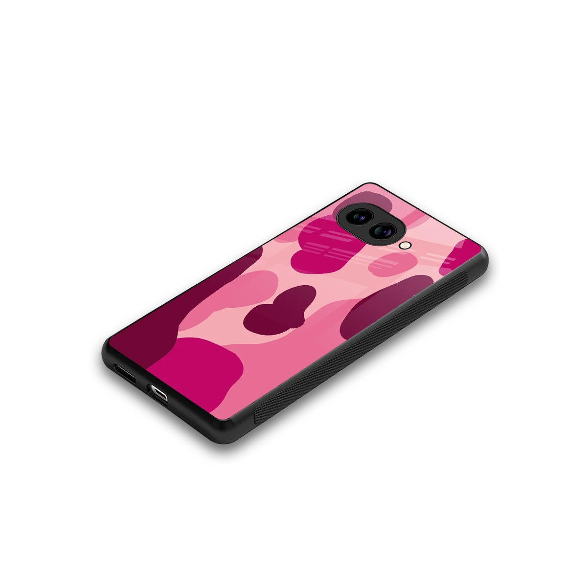 Pink Carousel stylish phone case for google pixel 10a | glossy glass and slim fit