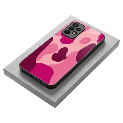 Pink Carousel stylish phone case for samsung galaxy a23 | glossy glass and slim fit
