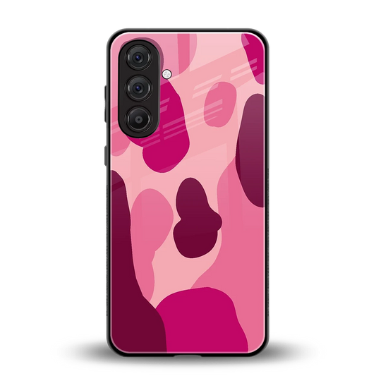 Pink Carousel back phone cover | glass case for samsung galaxy m36 5g