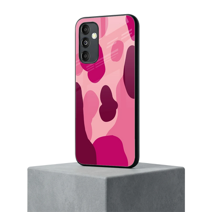 Pink Carousel samsung galaxy m14 5g mobile cover | shockproof glass phone case