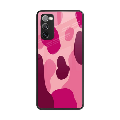 Pink Carousel back phone cover | glass case for samsung galaxy s20 fe