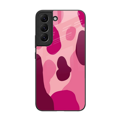 Pink Carousel back phone cover | glass case for samsung galaxy s22